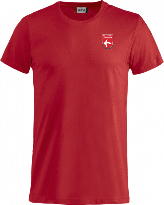 Clique - Volleyball Dk Basic T-Shirt Voksen - Rød