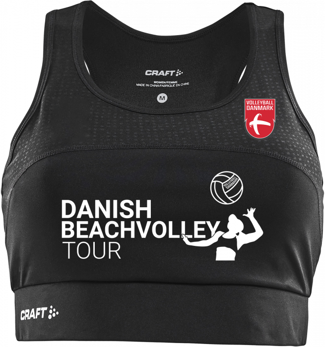 Craft - Volleyball Dk Beach Tour Top - Svart & vit
