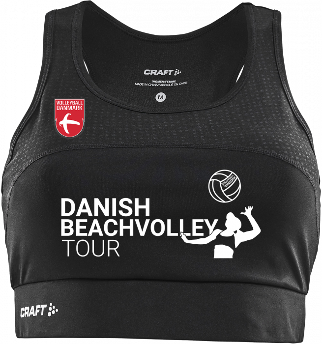 Craft - Volleyball Dk Beach Tour Top - Noir & blanc