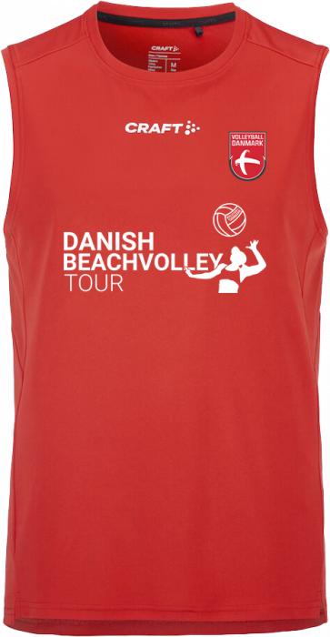 Craft - Volleyball Dk Beach Tour Singlet Men - Bright Red