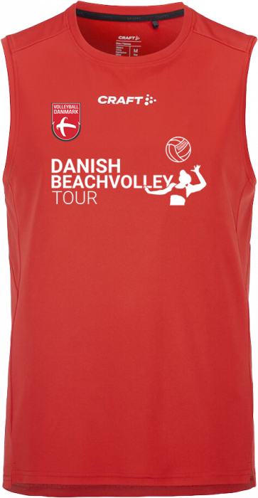 Craft - Volleyball Dk Beach Tour Singlet Men - Bright Red